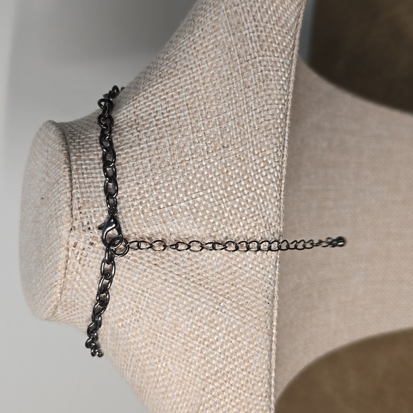 Black & Gunmetal Necklace - Picture 2 of 8